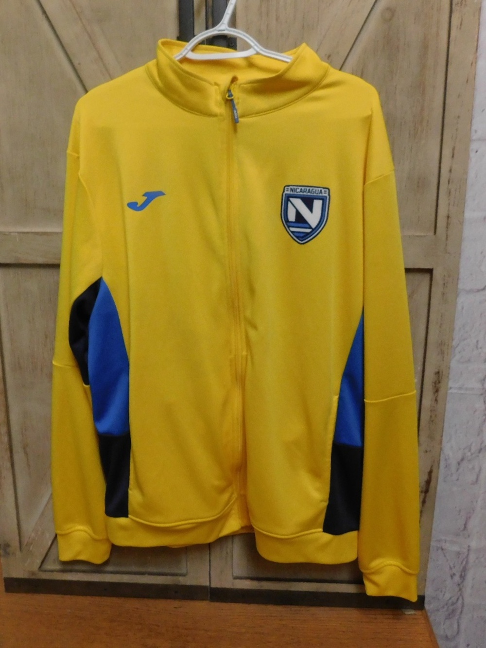 Joma Track Warm up Jacket sz 2XL Nicaragua Yellow
